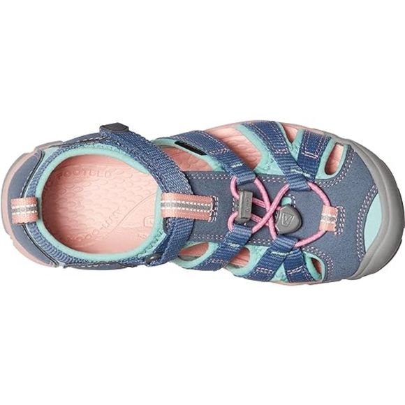 Keen Flint Stone Ocean Wave  Sea Camp II Fisherman Water Sandal Shoes Sz 6 NEW - Picture 8 of 16